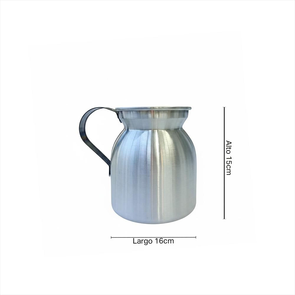 Chocolatera Industrial Aluminio 4 Lt Alcega Gch010 Plateada img #3