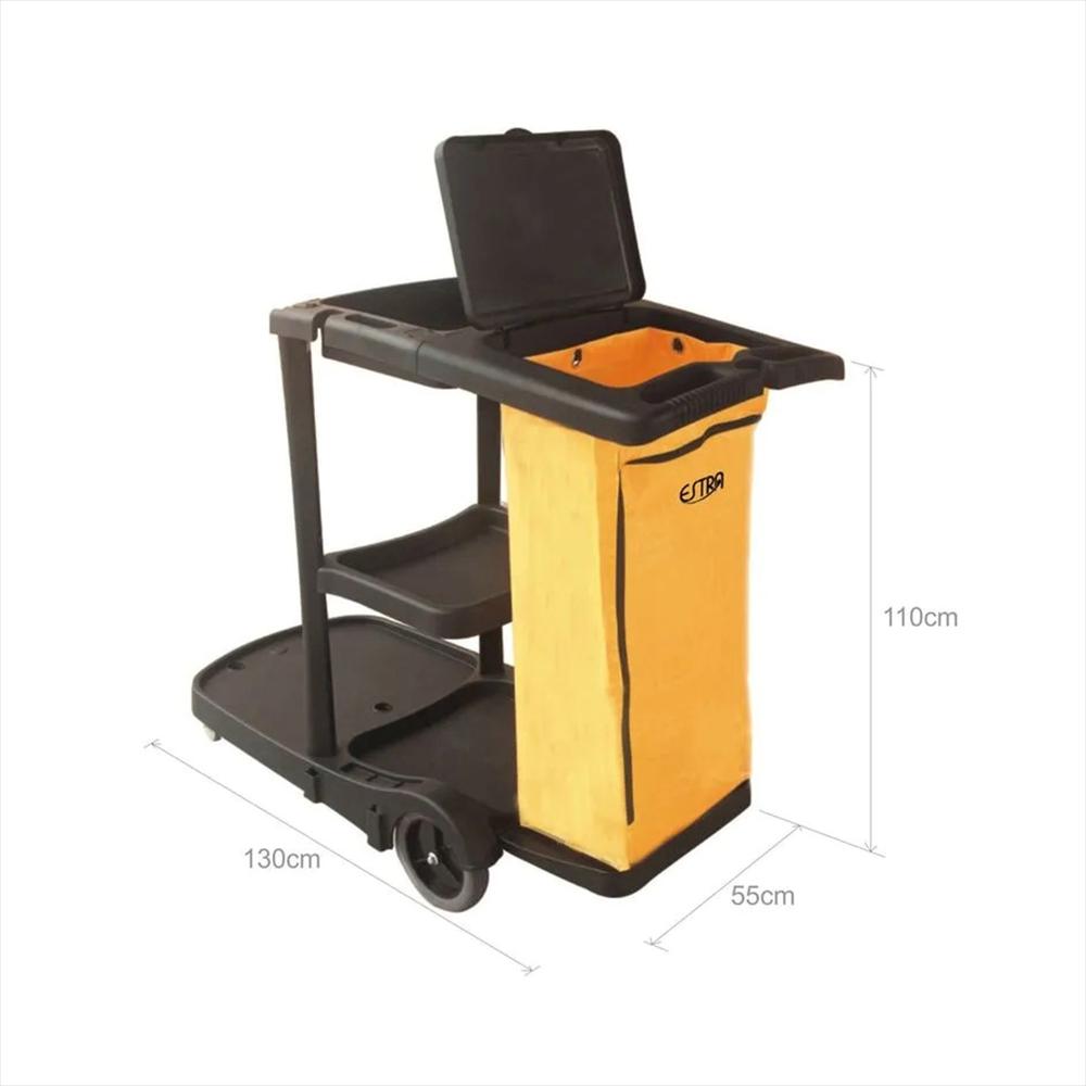 Carro De Limpieza Profesional Af08180br Negro img #4