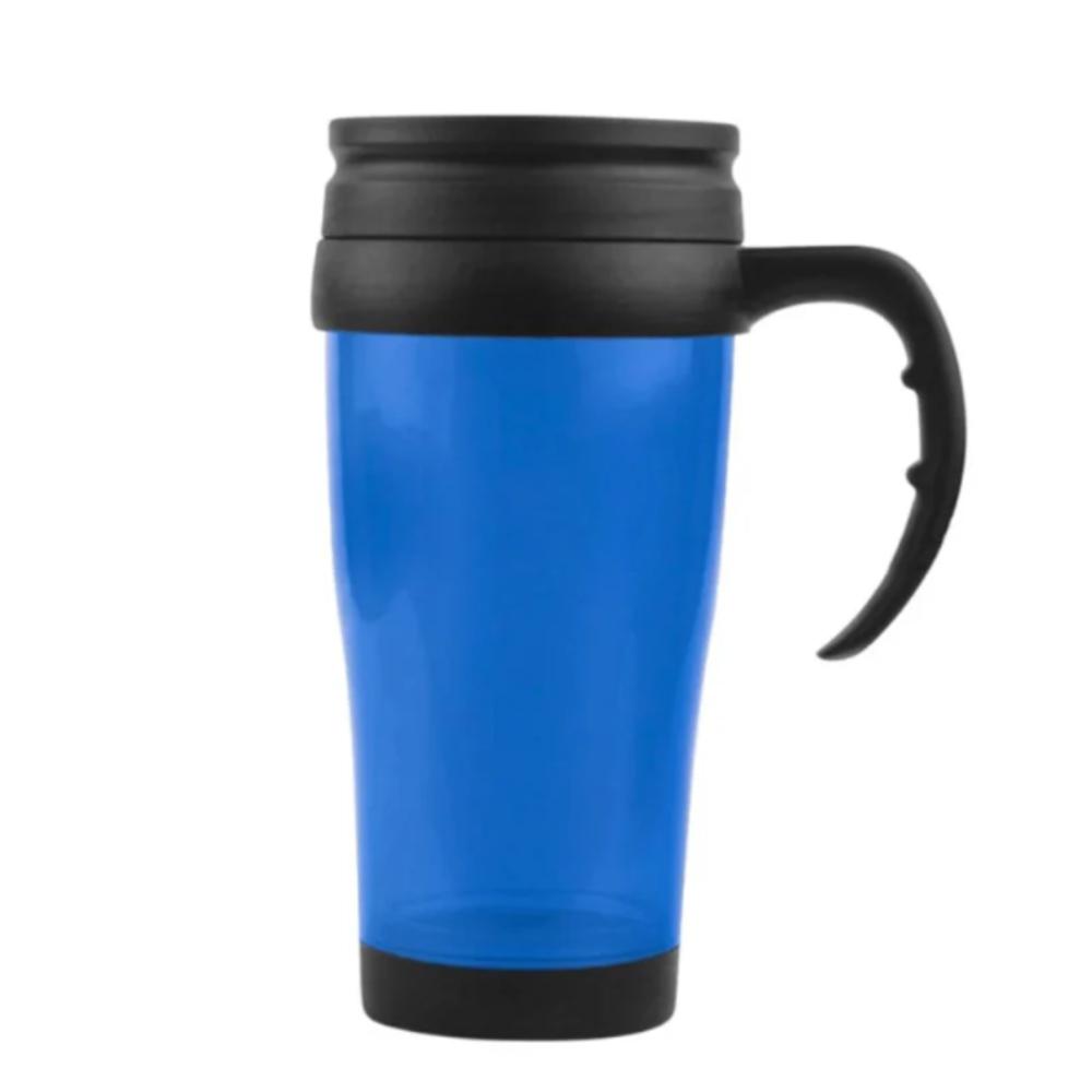 Mug Acrílico Doble Pared 450Ml Y Resistente Al Calor Con Tapa De Seguridad img #1