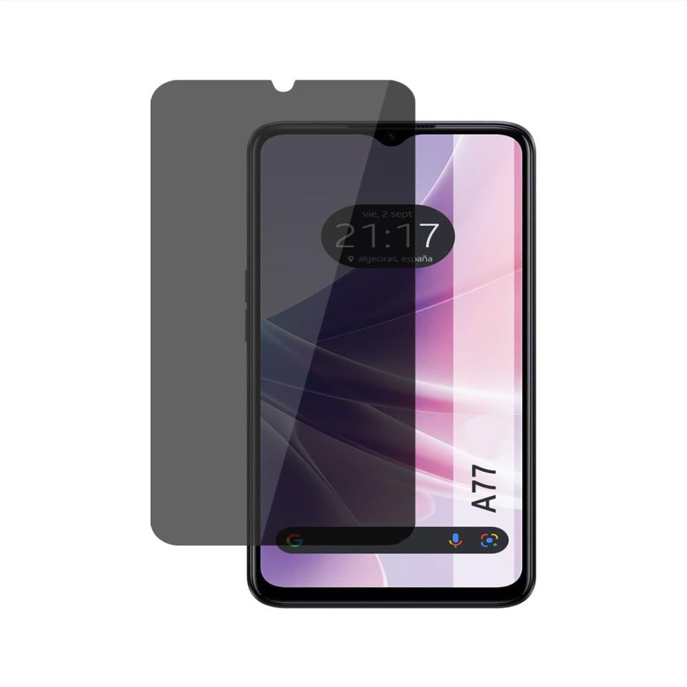 Funda Rígida Transparente Antichoque Y Hidrogel Antiespia Para Oppo A77 4G img #4