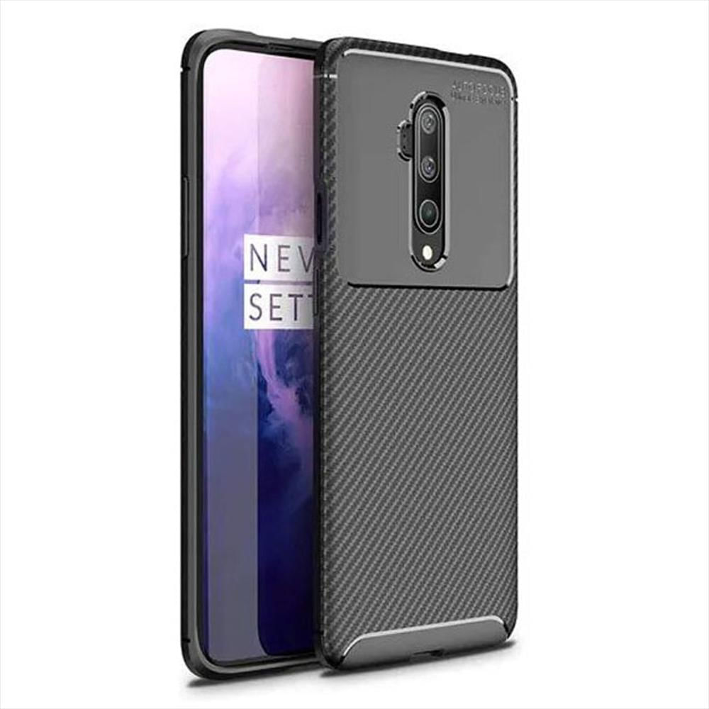 Funda Tipo Carbono + Vidrio Templado 3D Curvo Para Oneplus 7 Pro / 7T Pro img #2