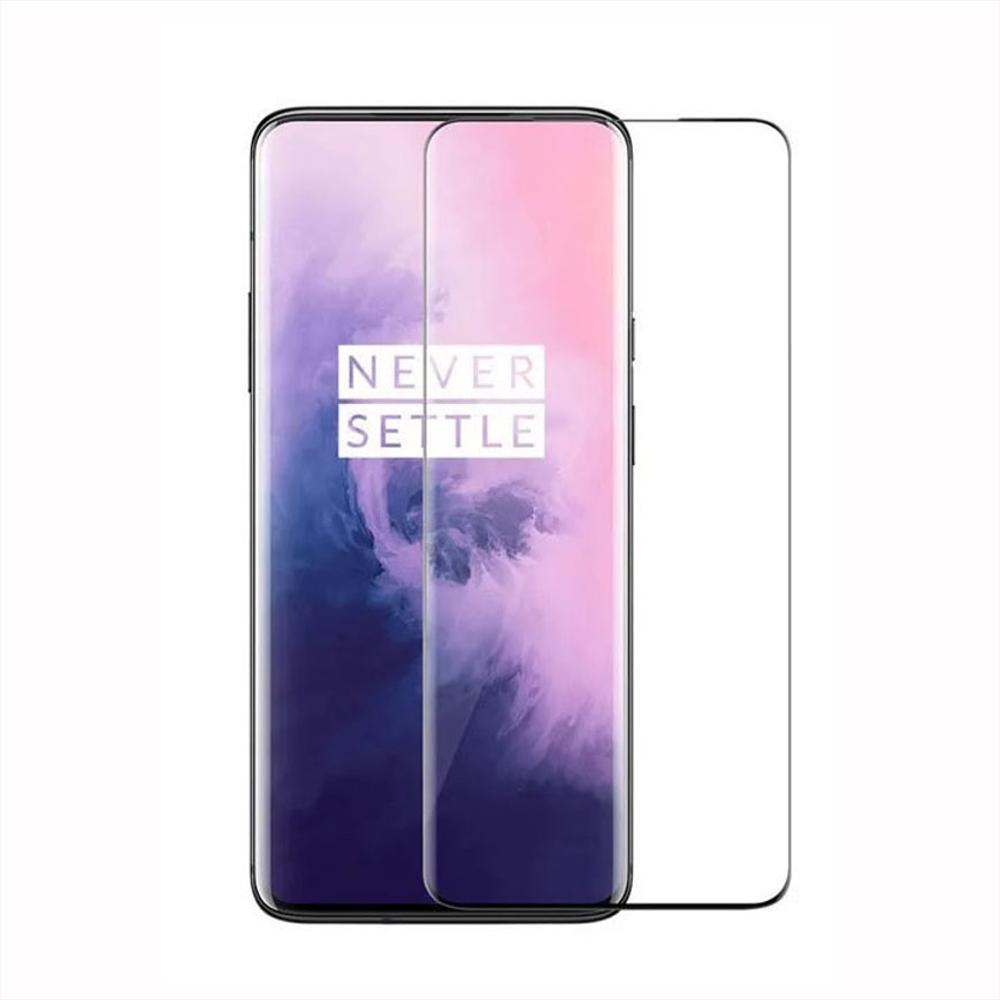Funda Tipo Carbono + Vidrio Templado 3D Curvo Para Oneplus 7 Pro / 7T Pro img #3