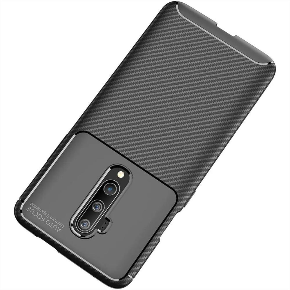 Funda Tipo Carbono + Vidrio Templado 3D Curvo Para Oneplus 7 Pro / 7T Pro img #4