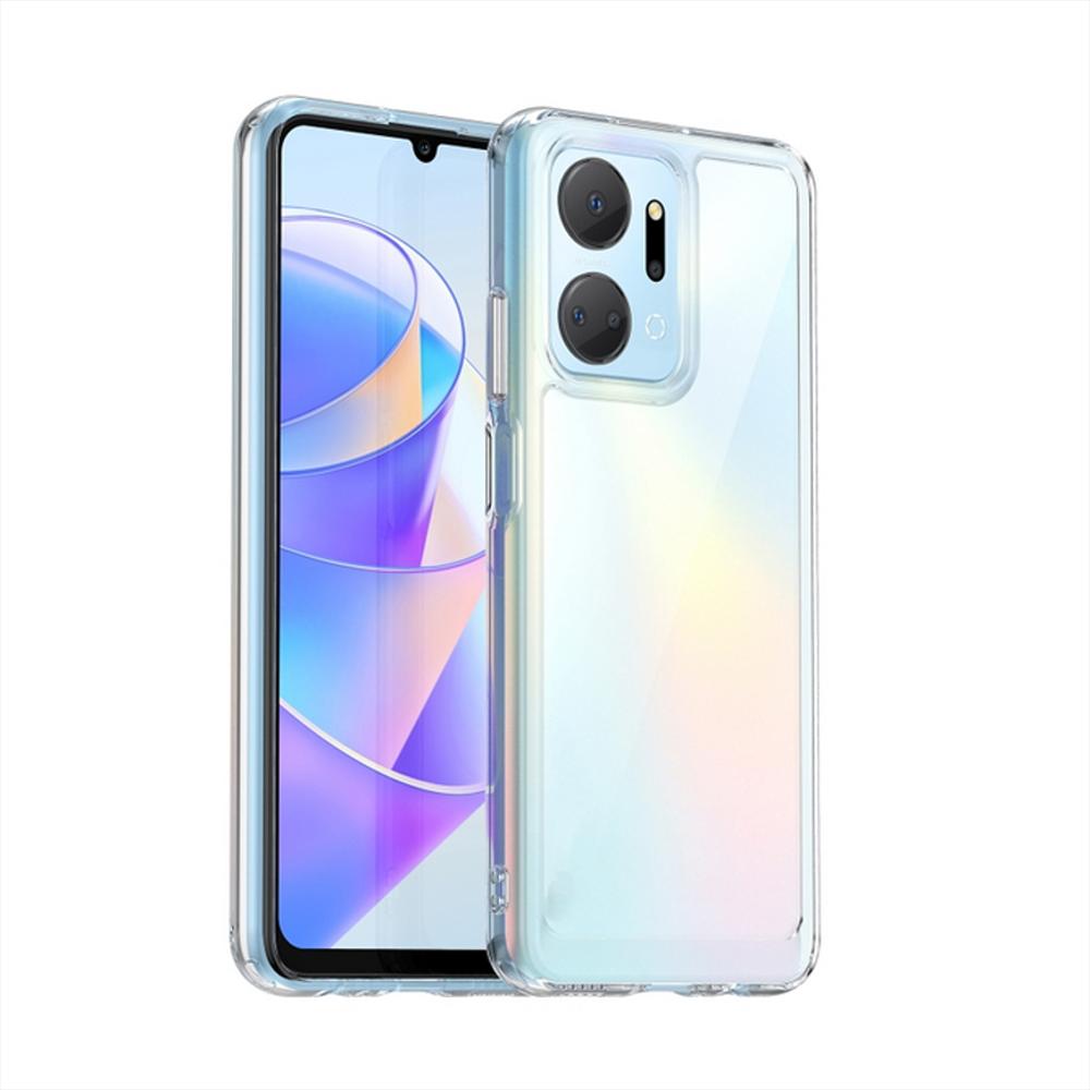 Funda Rígida Transparente Antichoque Y Vidrio Templado Para Honor X7a img #2