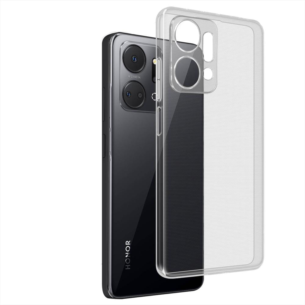 Funda Rígida Transparente Antichoque Y Vidrio Templado Para Honor X7a img #3