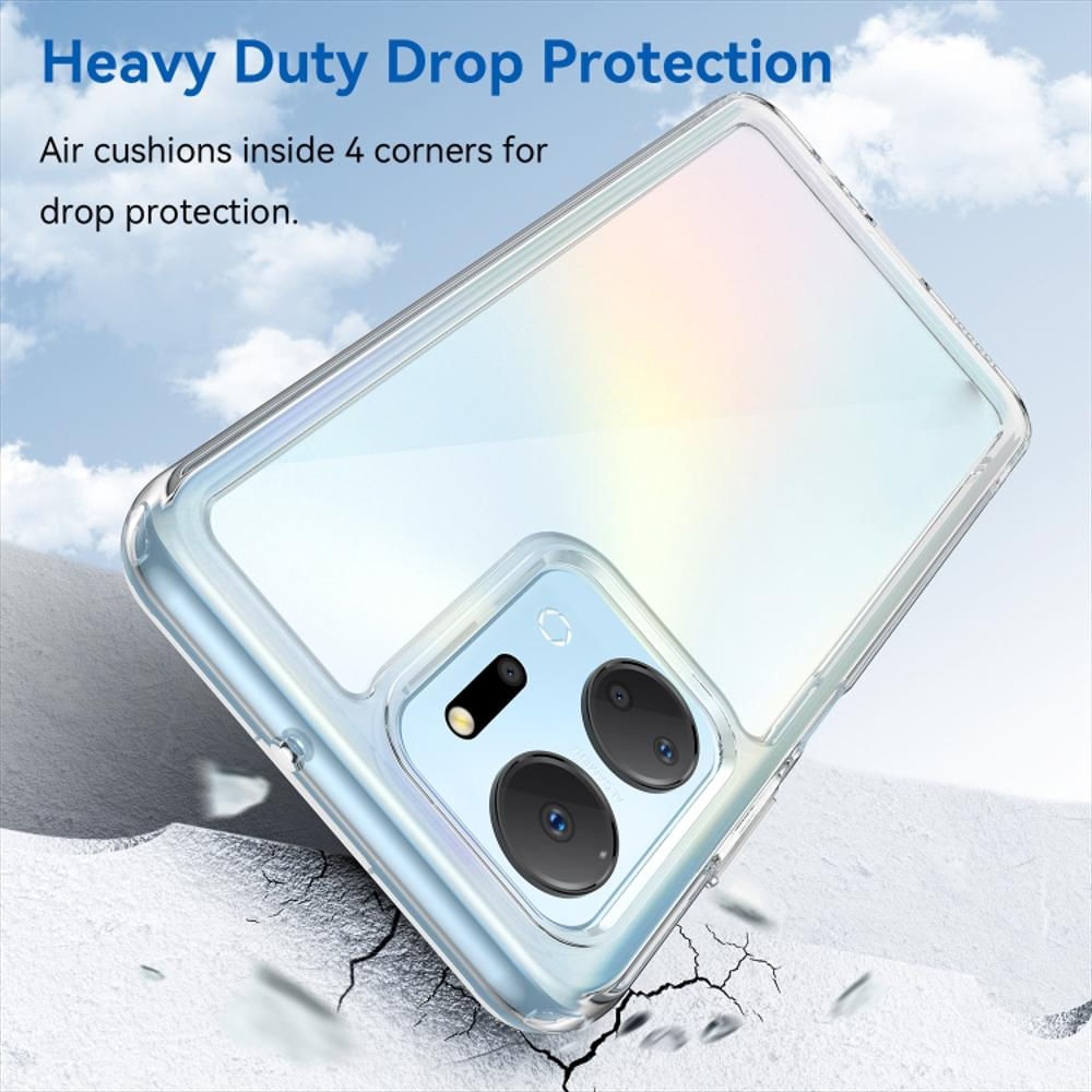 Funda Rígida Transparente Antichoque Y Vidrio Templado Para Honor X7a img #5