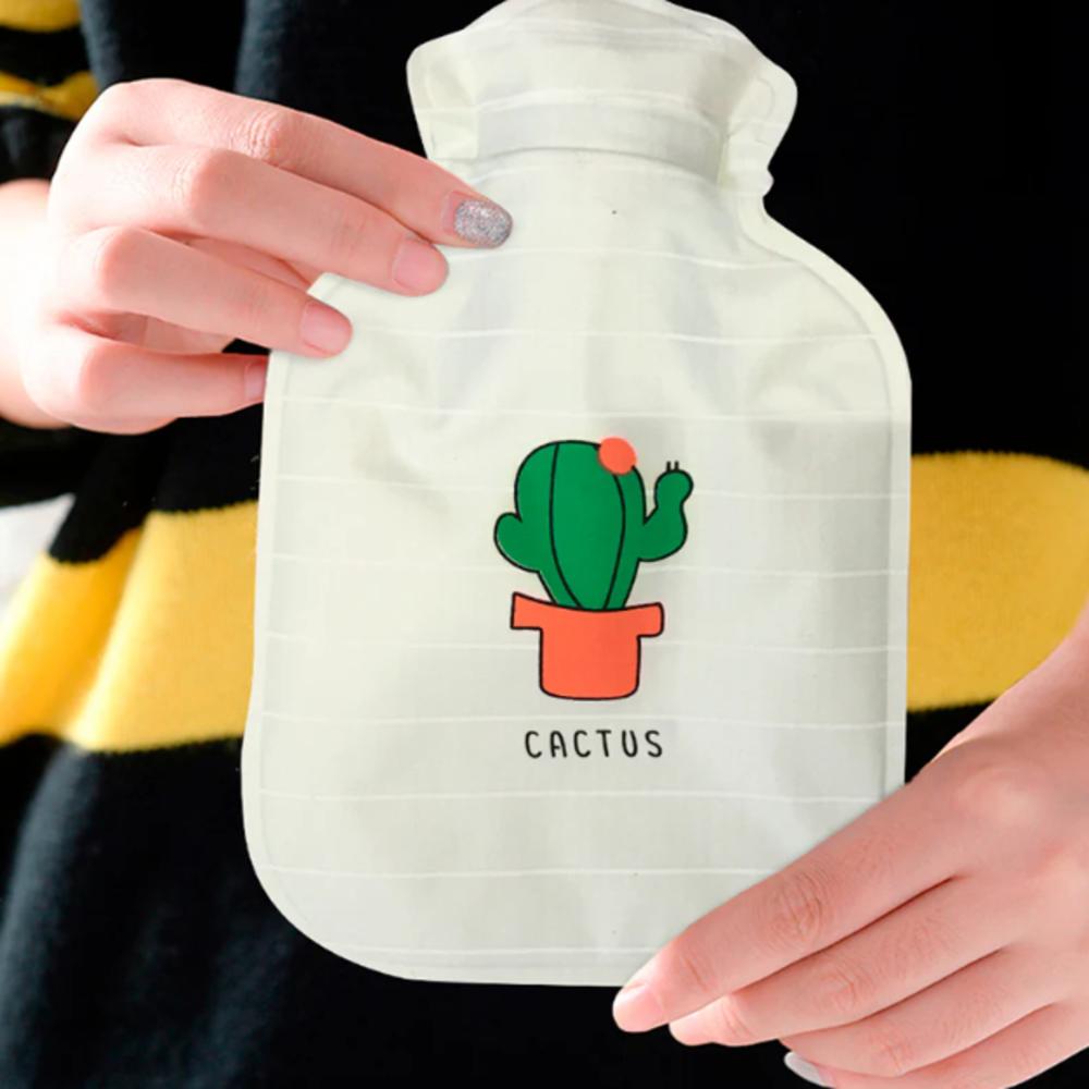 Bolsa Para Cólicos De Agua Caliente En Pvc Diseño Estampado Reutilizable img #3