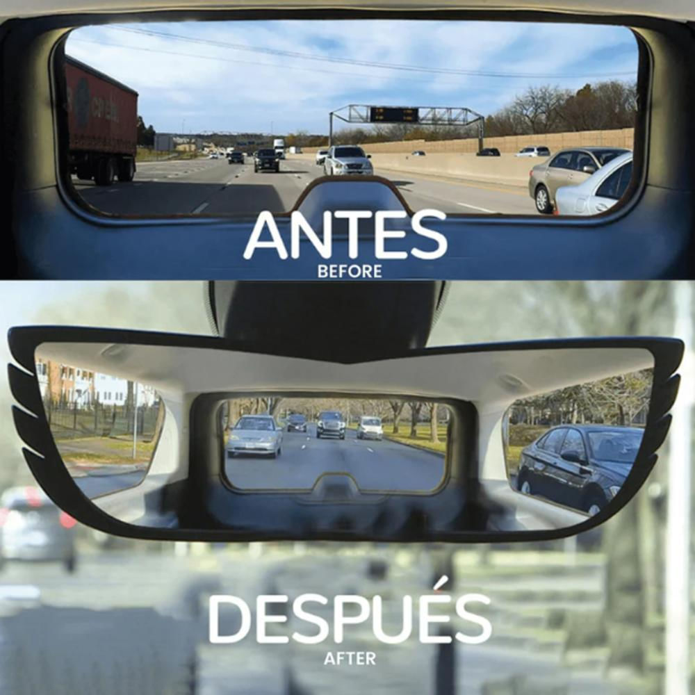 Espejo Retrovisor Gran Angular Para Autos Mayor Visibilidad img #3