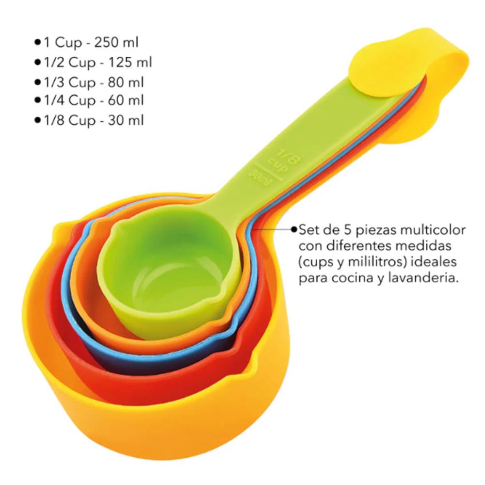 Set De Cucharas Medidoras X5 Cocina Reposteria img #3