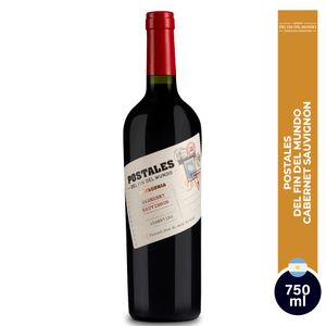Vino tinto POSTALES DFM argentino Cabernet Sauvignon (750 ml)