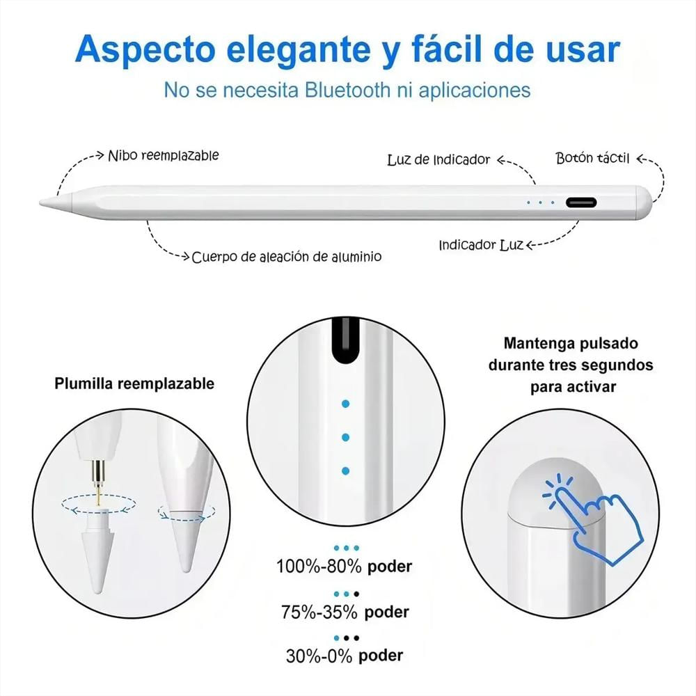 Lápiz Pencil Universal Stylus Pen /Ios/Android/Windows img #4