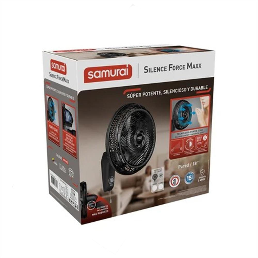 Ventilador Silence Force Maxx 18 Pulg Pared 586103668 Negro img #3