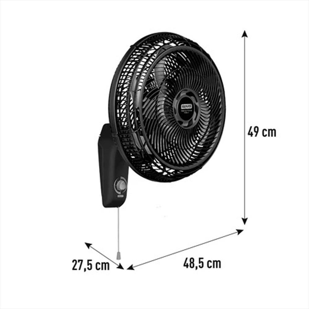 Ventilador Silence Force Maxx 18 Pulg Pared 586103668 Negro img #4
