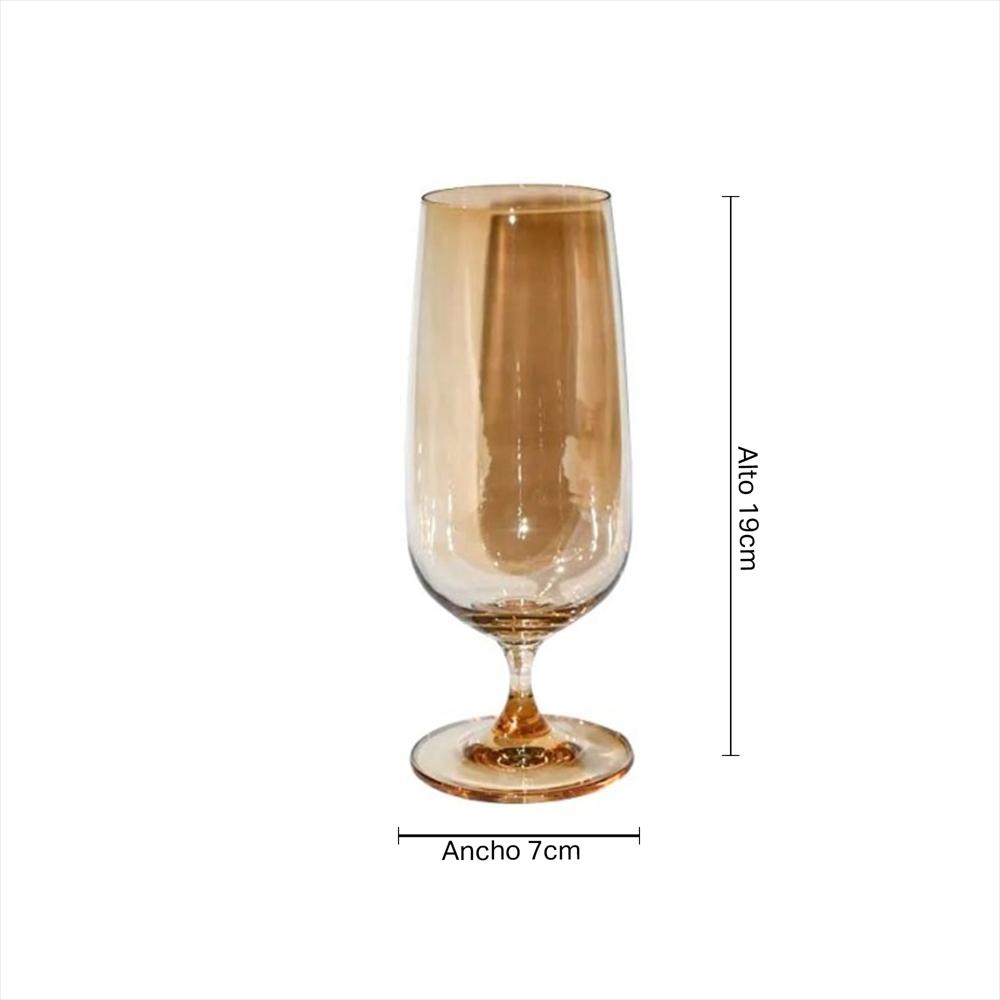 Copa De Vidrio Liso 13.5 Oz Mt30817 152 Oro img #3