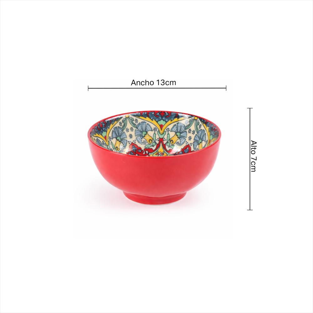 Bowl En Cerámica 13 Cm 350 Ml Mt0821 48 Multicolor img #3