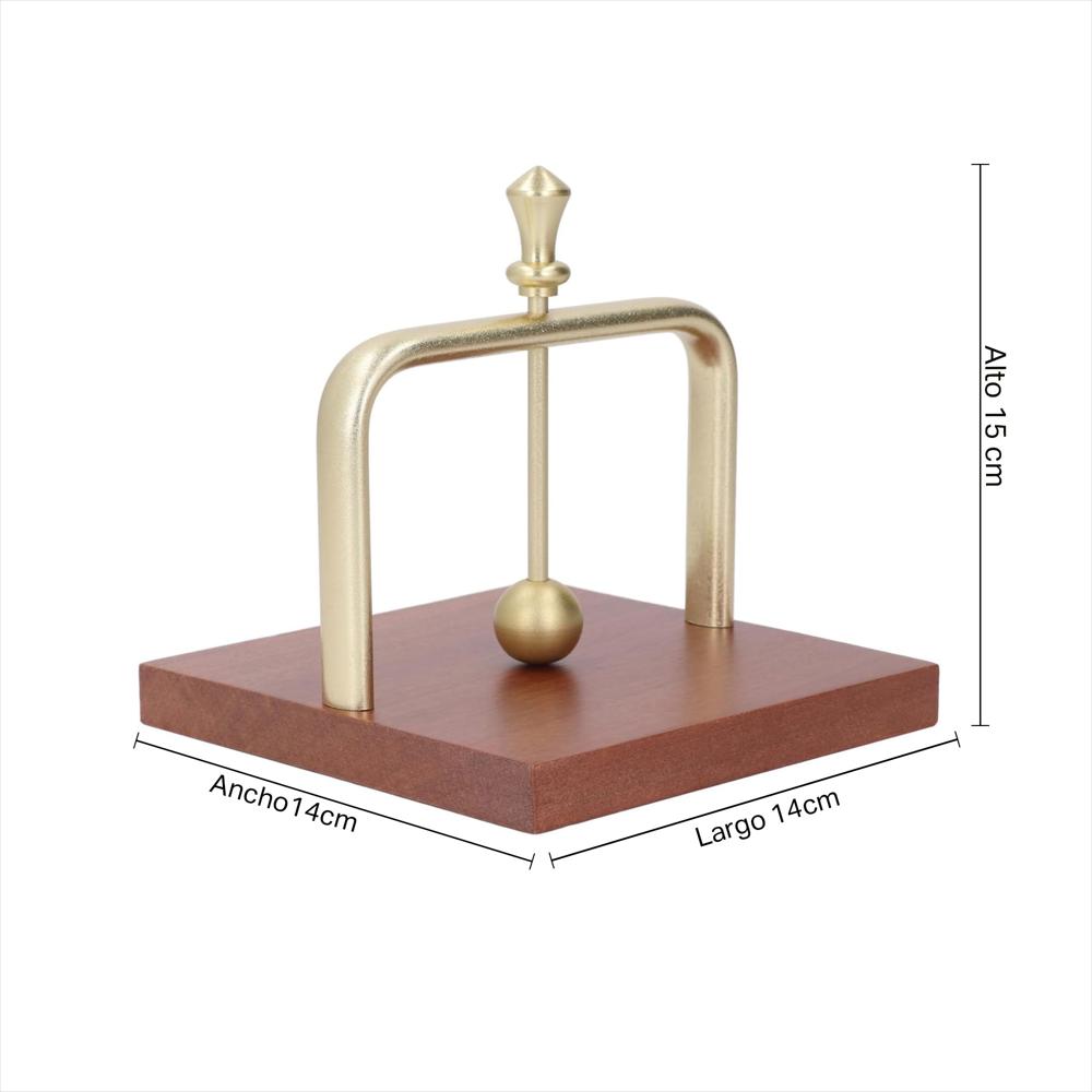 Servilletero Multifuncional Metal Y Madera Mt50416 10 Oro img #4
