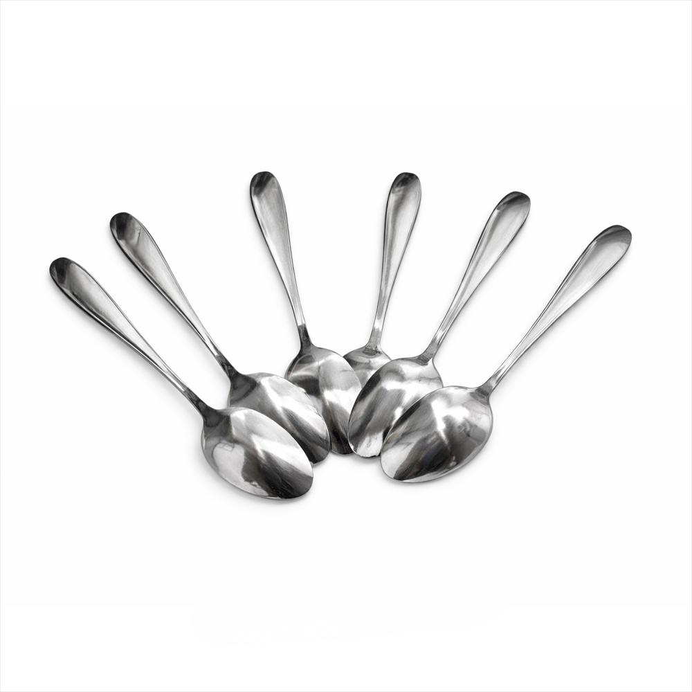 Set X6 Cucharas En Acero Inoxidable Ja00004 Plateado img #3