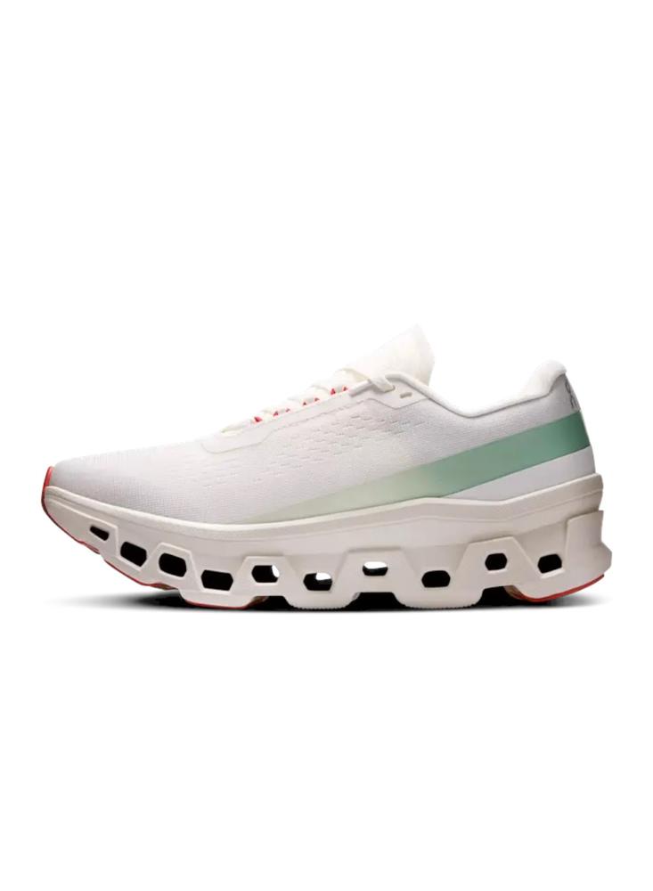 Tenis On Cloudmonster 1 Mujer Blanco/Verde img #3