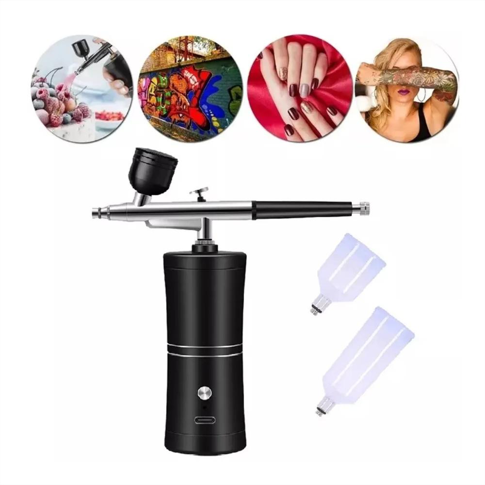 Aerografo Inalambrico Compresor Multifuncion Maquillaje Uñas Color img #5