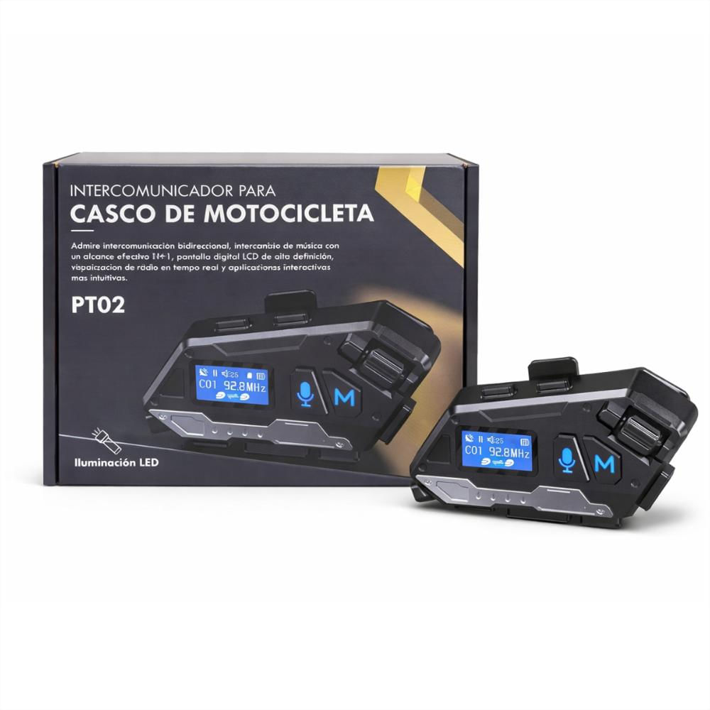 Intercomunicador Para Casco De Motocicleta Pt02 img #1