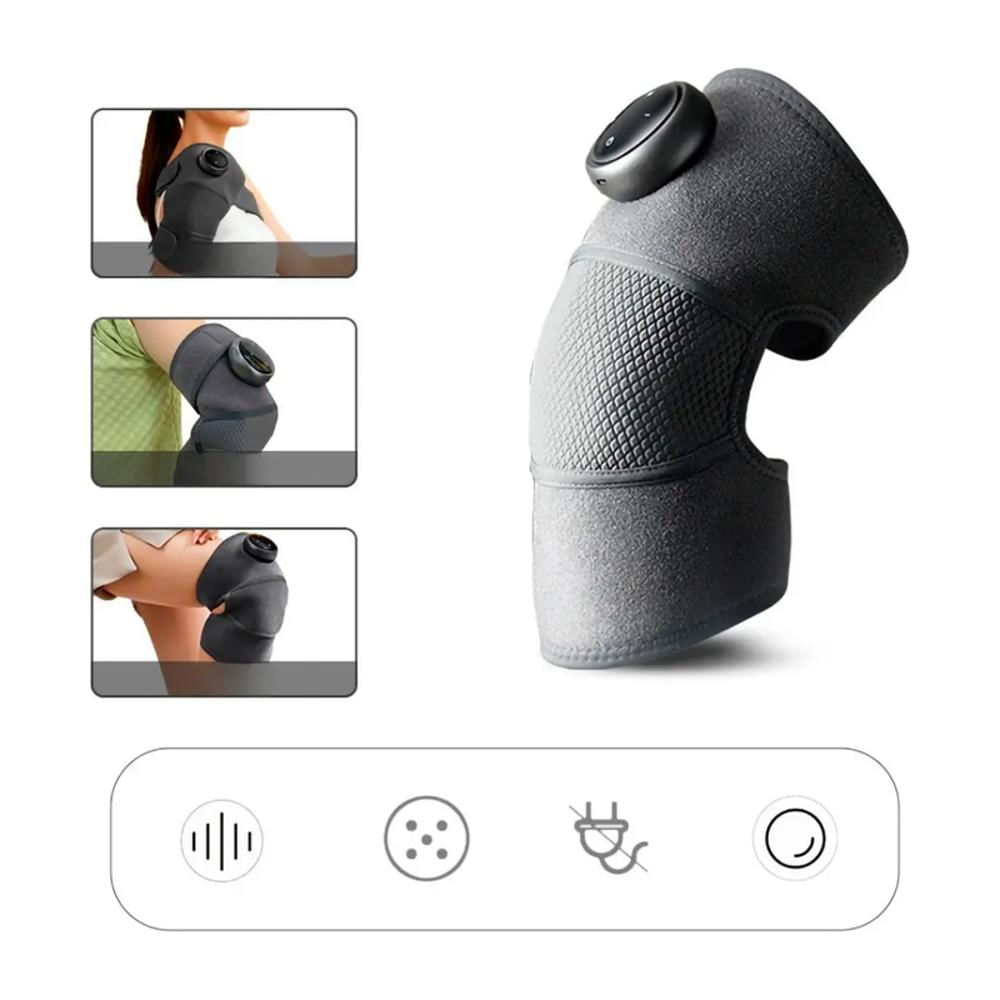 Rodillera Termica Masaje Compresion Ajustable Multifuncional img #3