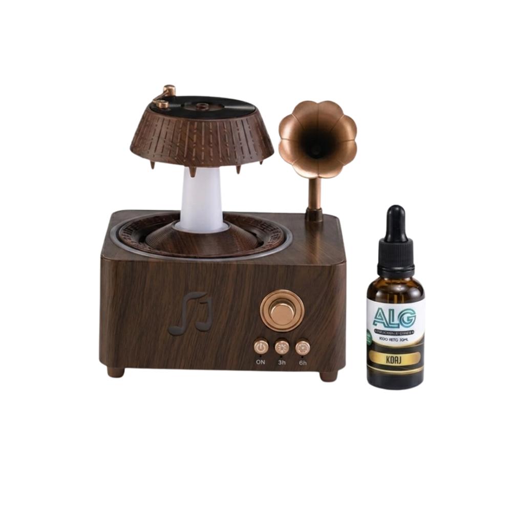 Humidificador Difusor Tocadiscos Lluvia Mas Esencia img #1