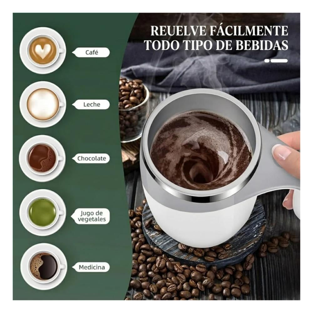 Taza Mug Agitadora Magnética Automática Inteligente Café img #2