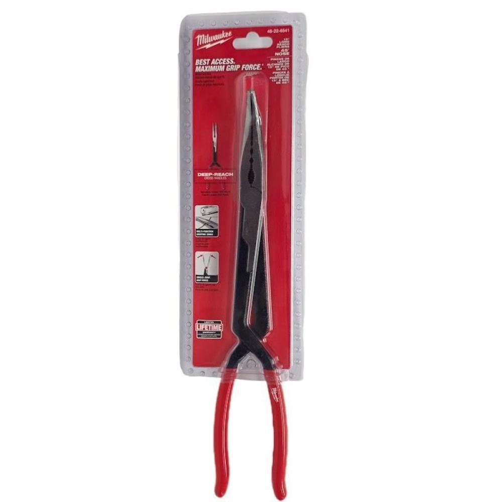 Alicate Milwaukee 48 22 6541 De Punta Larga De 13 Pulgadas img #1