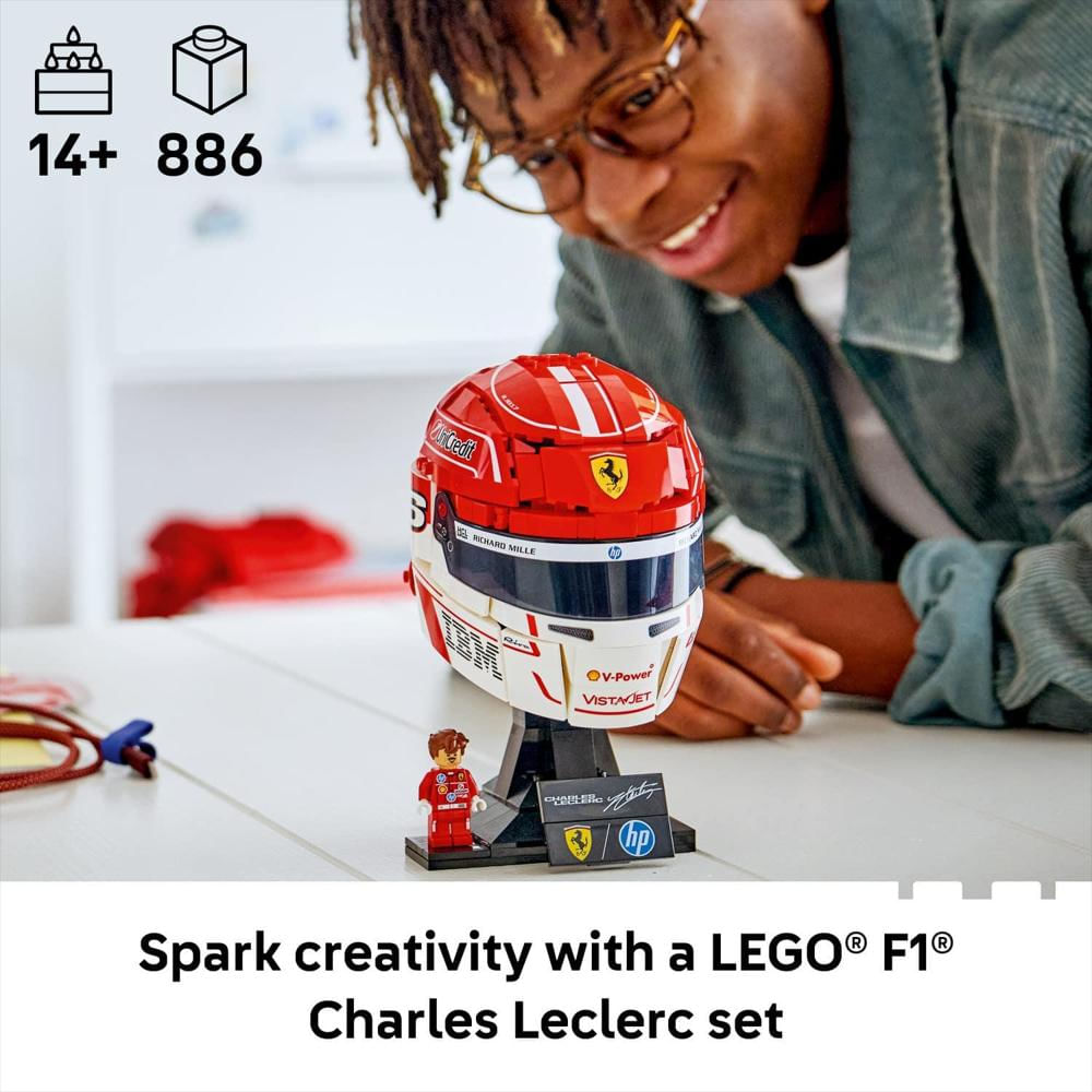 Lego Editions Scuderia Ferrari Casco De Charles Leclerc 43014 img #3