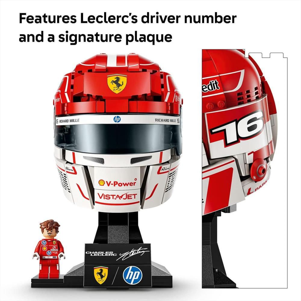 Lego Editions Scuderia Ferrari Casco De Charles Leclerc 43014 img #5