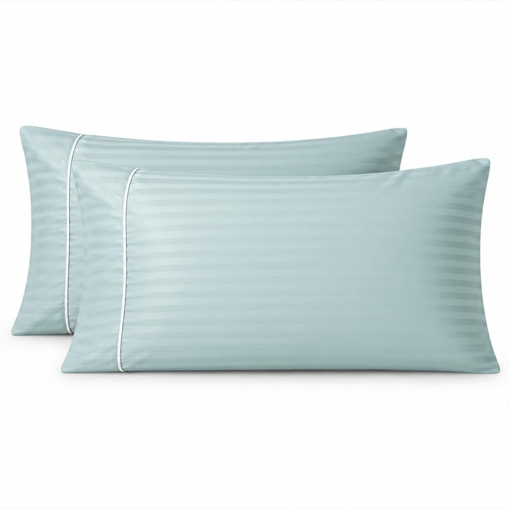 Fundas De Almohada Blancas Premium 55X75 Cm Con Embone img #1