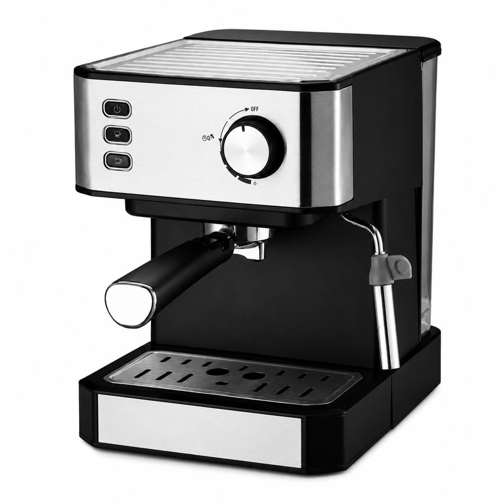 Máquina De Café Espresso Profesional Con Espumador De Leche Multifuncional img #1