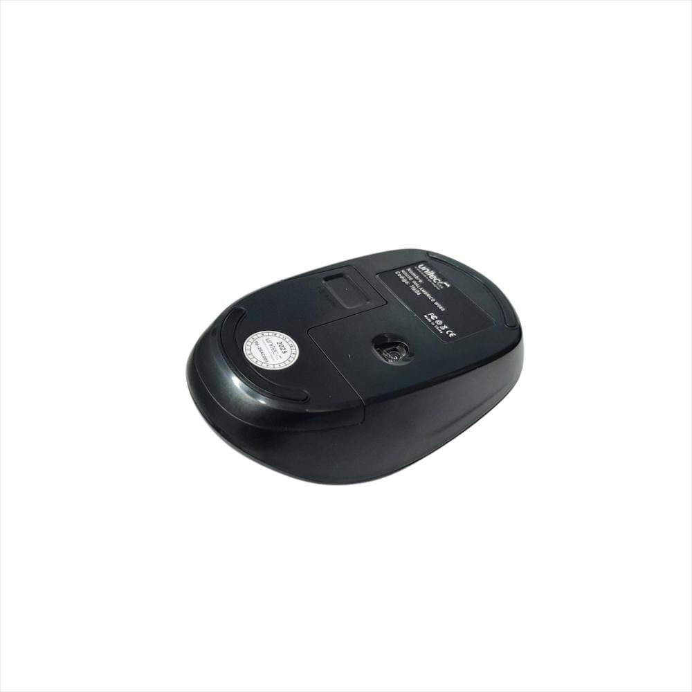 Mouse Inalámbrico W080 Unitec Usb 2.4Ghz 10 Metros Negro img #2