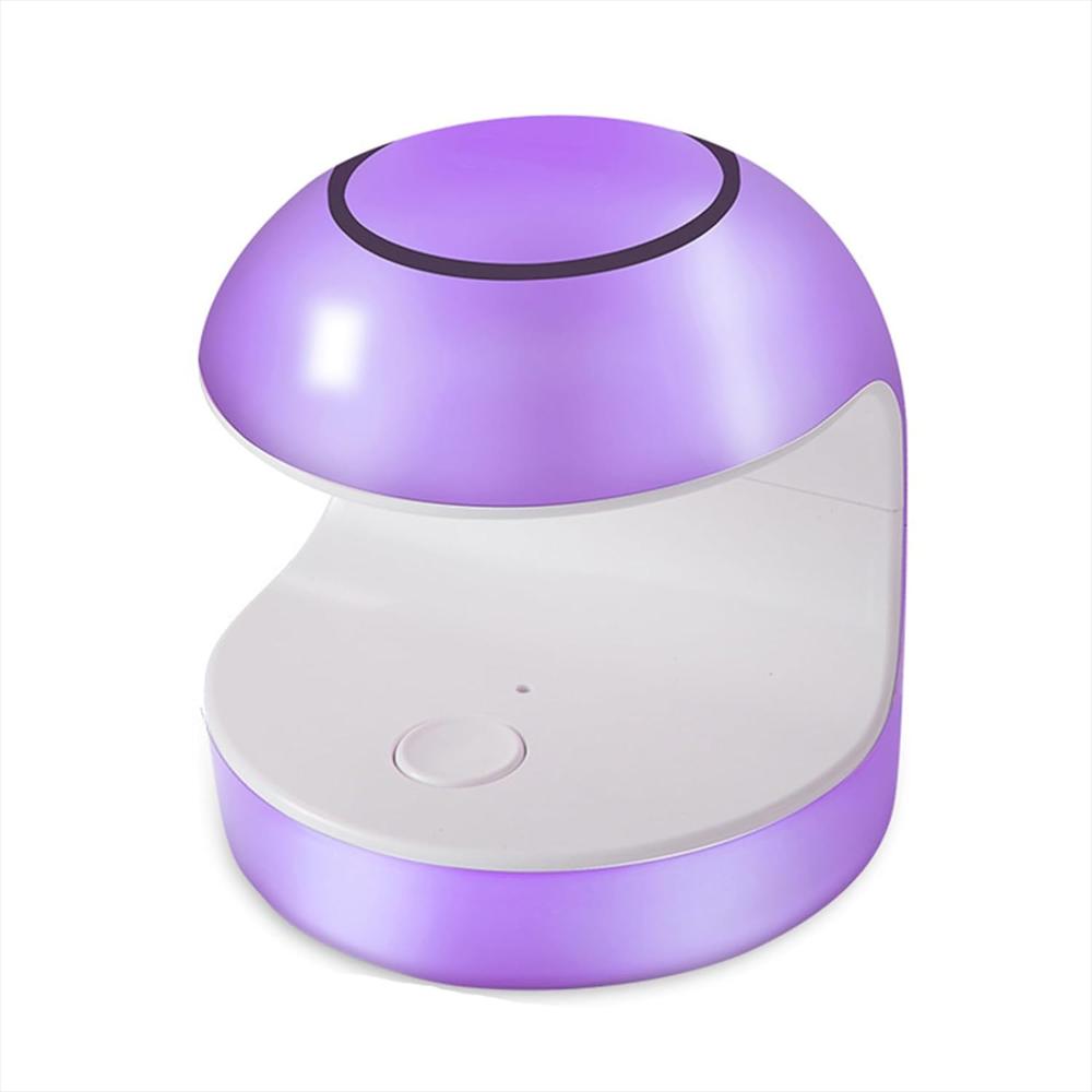 Mini Lampara De Secado Uñas + Press On Sun Mini 18W Morada img #1