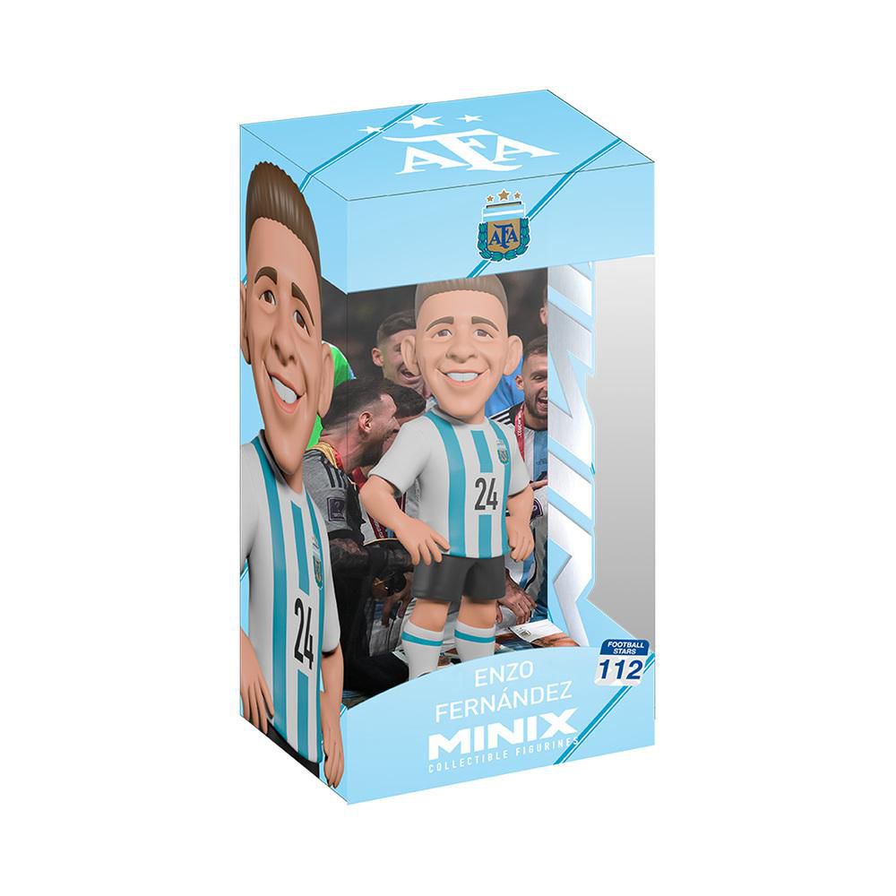 Figura Coleccionable TOY LOGIC Enzo Fernandez Argentina 12 cm Minix WorldCup img #2