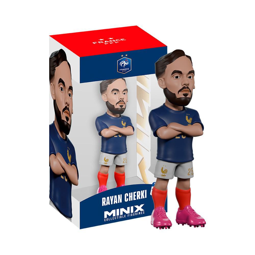 Figura Coleccionable TOY LOGIC Rayan Cherki Francia 12 cm Minix WorldCup img #1