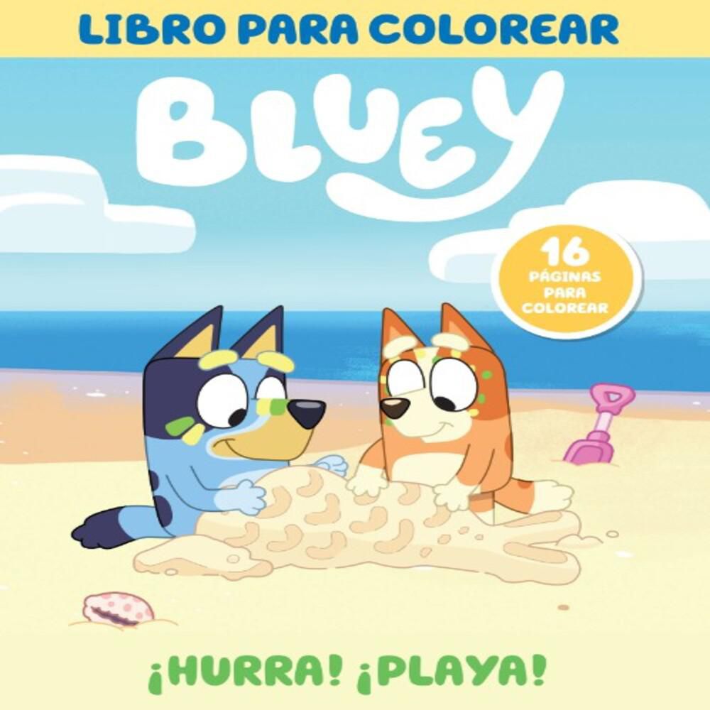 Bluey. !Hurra!¡Playa! Colorear, Bluey img #1