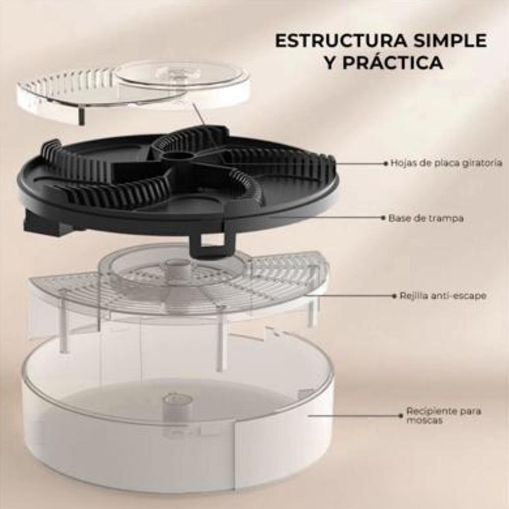 Atrapa Moscas Eléctrico Usb Trampa Automático img #3