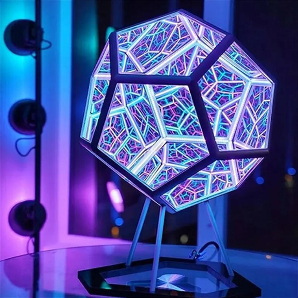 Lampara Led Arte Espacial Geometrica img #2