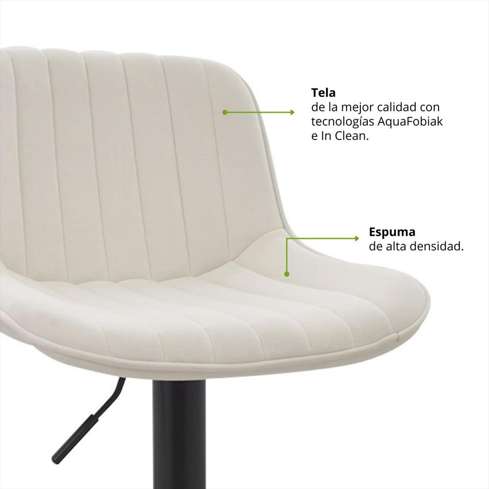 Silla De Barra Favil Tela Beige img #3