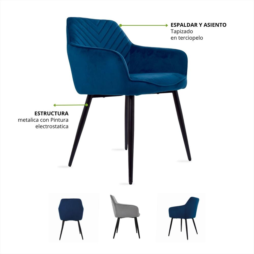 Poltrona Piramid Azul img #3