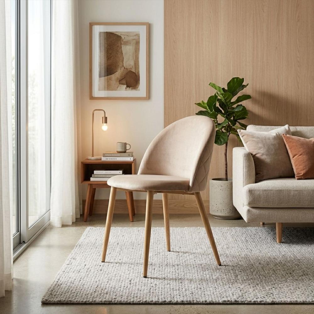 Silla Tapizada Anix Capuchino img #2