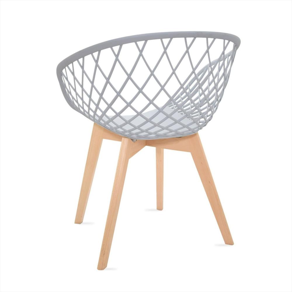 Silla De Diseño Trina Gris img #3