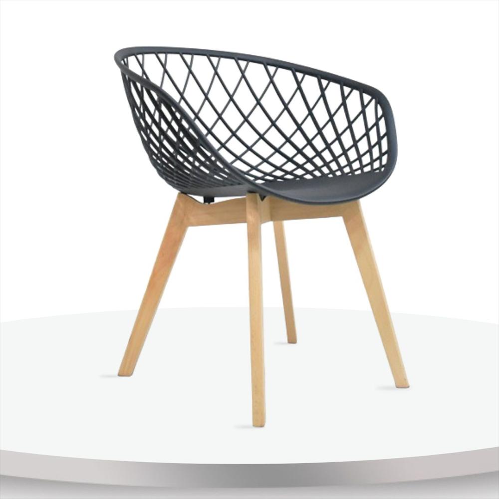 Silla De Diseño Trina Negra img #1