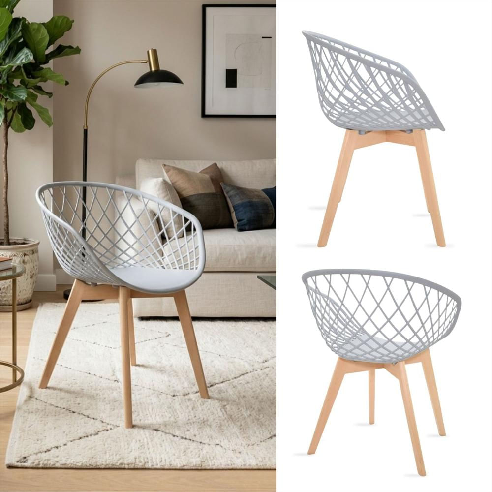 Silla De Diseño Trina Gris img #5