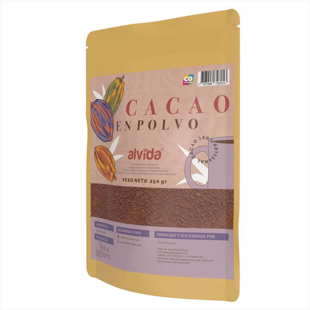 Cacao Alvida En Polvo Artesanal X 250 Gr img #2