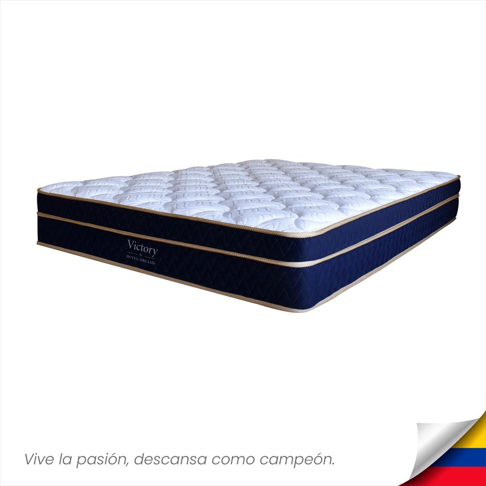 Combo Colchón Victory Semidoble 120X190 Cm Ortopedico + Protector De Colchon+ 1 Almohada img #3
