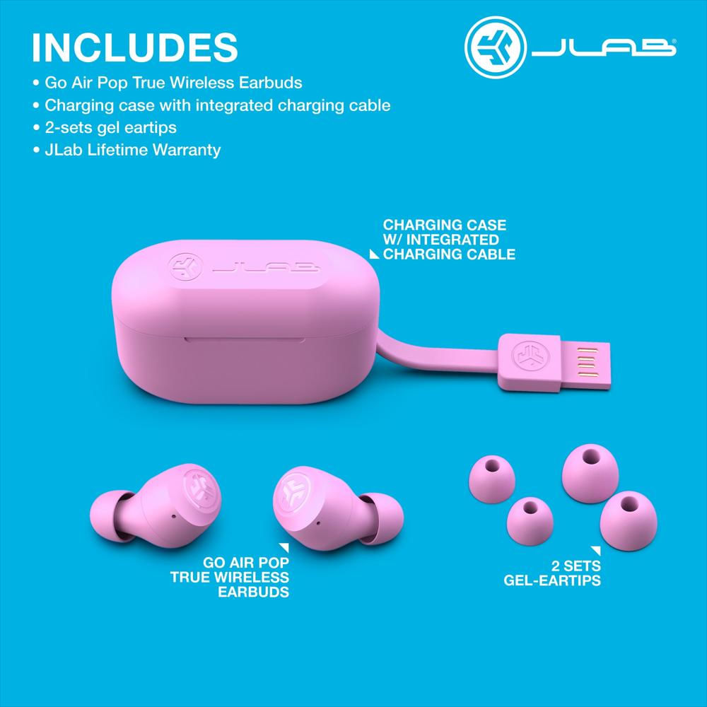 Audífonos Jlab Go Air Pop Inalámbricos Con Estuche De Carga img #4
