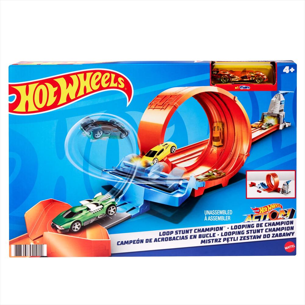 Pista Hot Wheels Loop Stunt Champion Con Vehículo 1:64 img #1