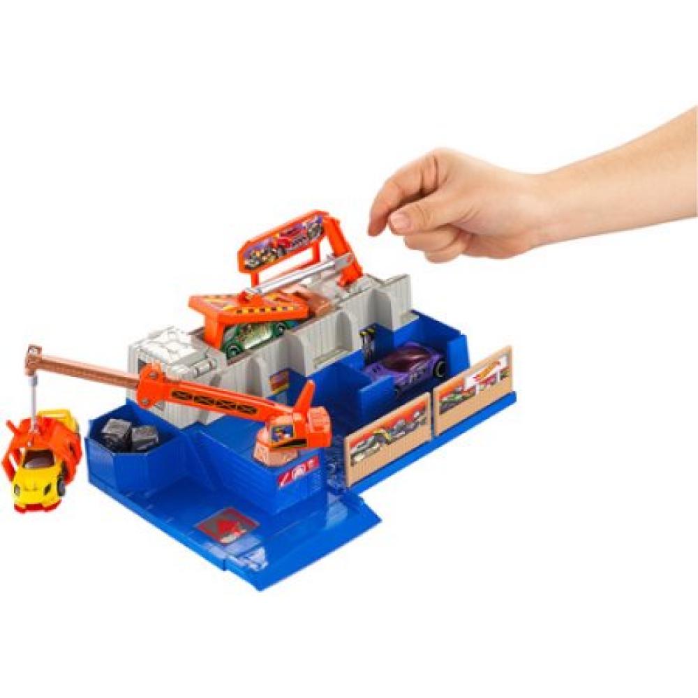 Pista Hot Wheels Car Crusher Con Vehículo img #1